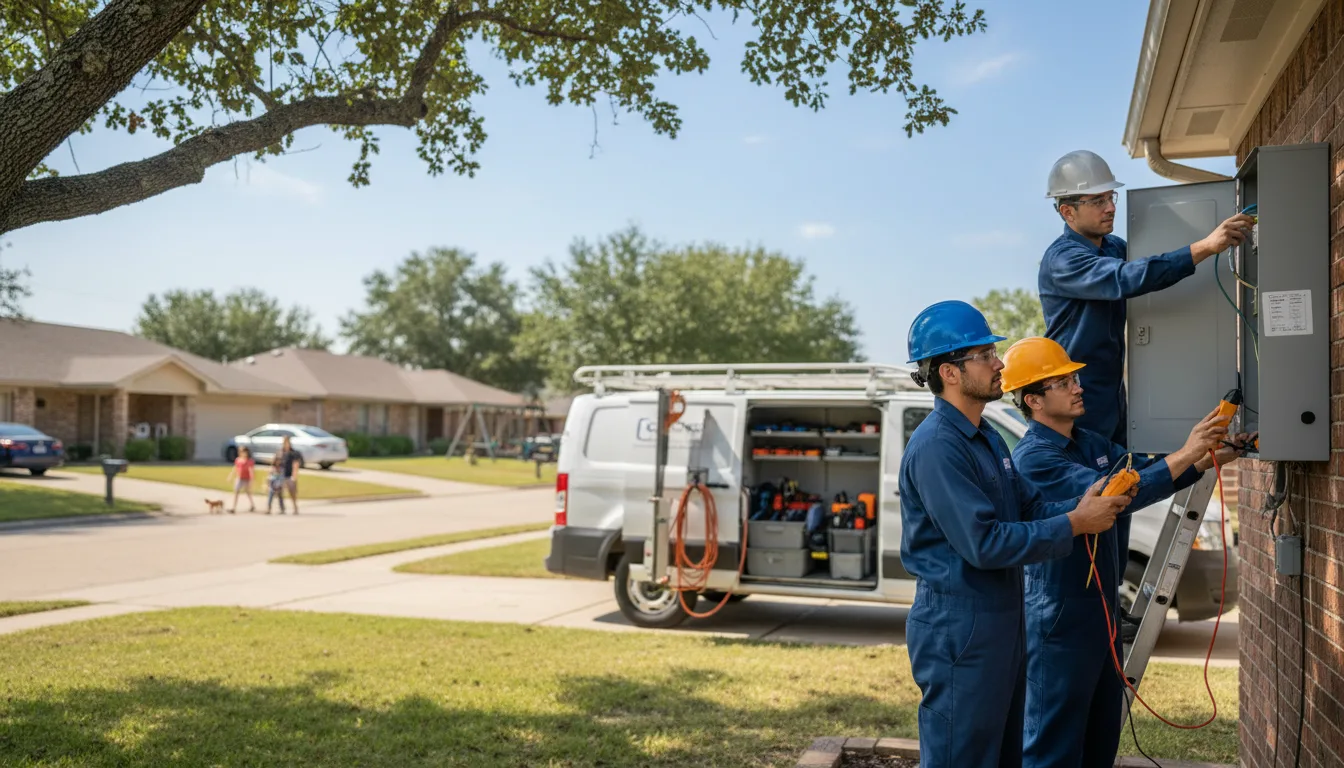 Certified electrician providing emergency electrical services in West Davenport, NY